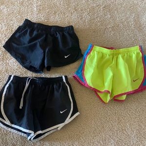(3) Girls Nike Shorts